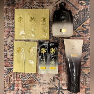 Oribe Gold Lust Shampoo and Conditioner plus Hair Alchemy samples